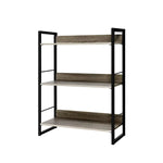 Artiss Bookshelf 3 Tiers - NOE Black and Oak - Furniture > Office
