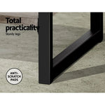 Artiss Bookshelf 3 Tiers - NOE Black and Oak - Furniture > Office