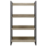 Artiss Bookshelf 4 Tiers - NOE Black and Oak - Furniture > Office