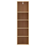 Artiss Bookshelf 5 Tiers MILO Pine - Furniture > Living Room