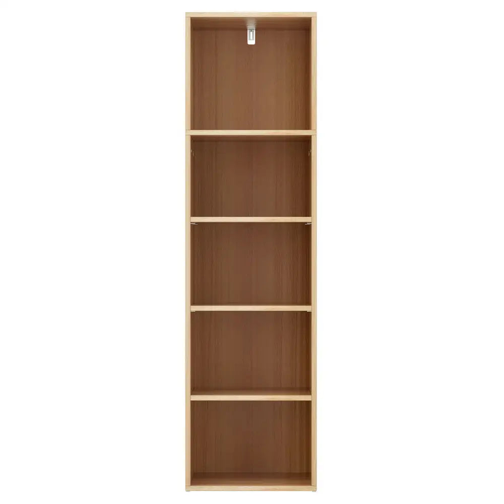 Artiss Bookshelf 5 Tiers MILO Pine - Furniture > Living Room