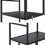 Artiss Bookshelf 5 Tiers RHYS Black - Furniture > Living Room