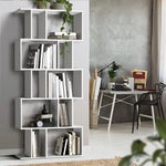 Artiss Bookshelf 5 Tiers - RITA White - Furniture > Office