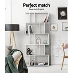 Artiss Bookshelf 5 Tiers - RITA White - Furniture > Office