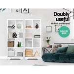 Artiss Bookshelf 6 Tiers - ANA White - Furniture > Living Room