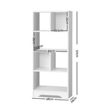 Artiss Bookshelf 6 Tiers - ANA White - Furniture > Living Room