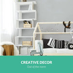 Artiss Bookshelf 6 Tiers - RIVA White - Furniture > Bedroom