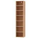 Artiss Bookshelf 7 Tiers MILO Pine - Furniture > Living Room