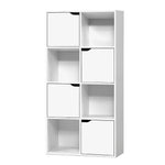 Artiss Bookshelf 8 Cube Shlef - DANA White - Furniture > Living Room