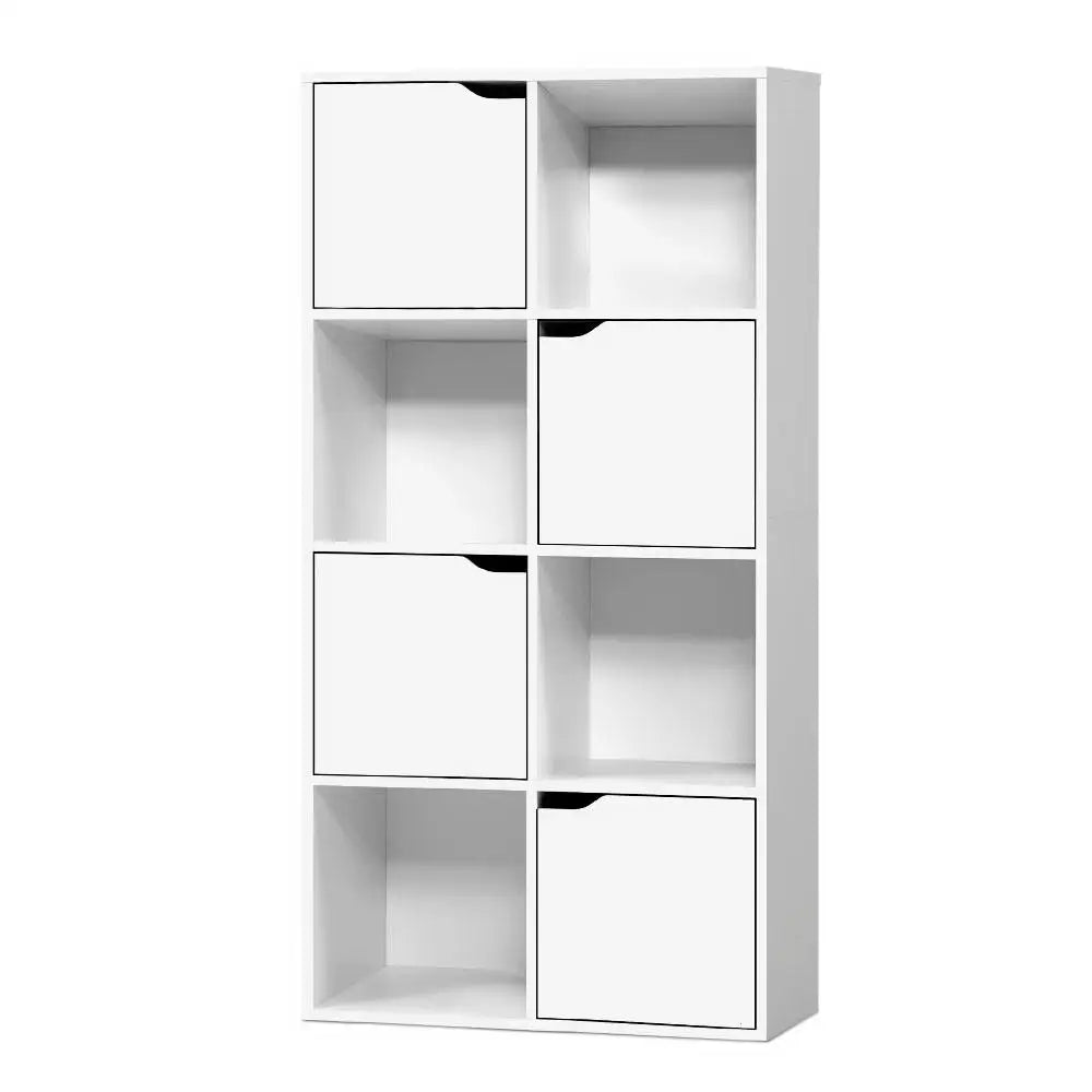 Artiss Bookshelf 8 Cube Shlef - DANA White - Furniture > Living Room