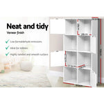 Artiss Bookshelf 8 Cube Shlef - DANA White - Furniture > Living Room
