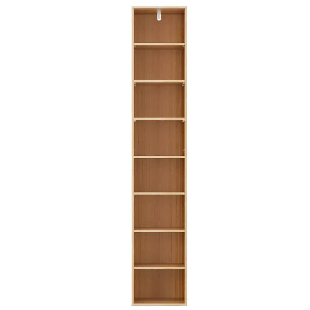 Artiss Bookshelf 8 Tiers MILO Pine - Furniture > Living Room