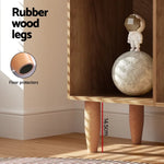 Artiss Bookshelf Bookcase 4 Tiers LEOR Walnut - Furniture > Living Room > Bookcases & Shelves