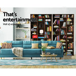 Artiss Bookshelf CD Storage Rack - BERT Brown - Home & Garden > Storage