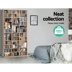 Artiss Bookshelf CD Storage Rack - BERT Oak - Furniture > Office