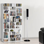 Artiss Bookshelf CD Storage Rack - BERT White - Home & Garden > Storage