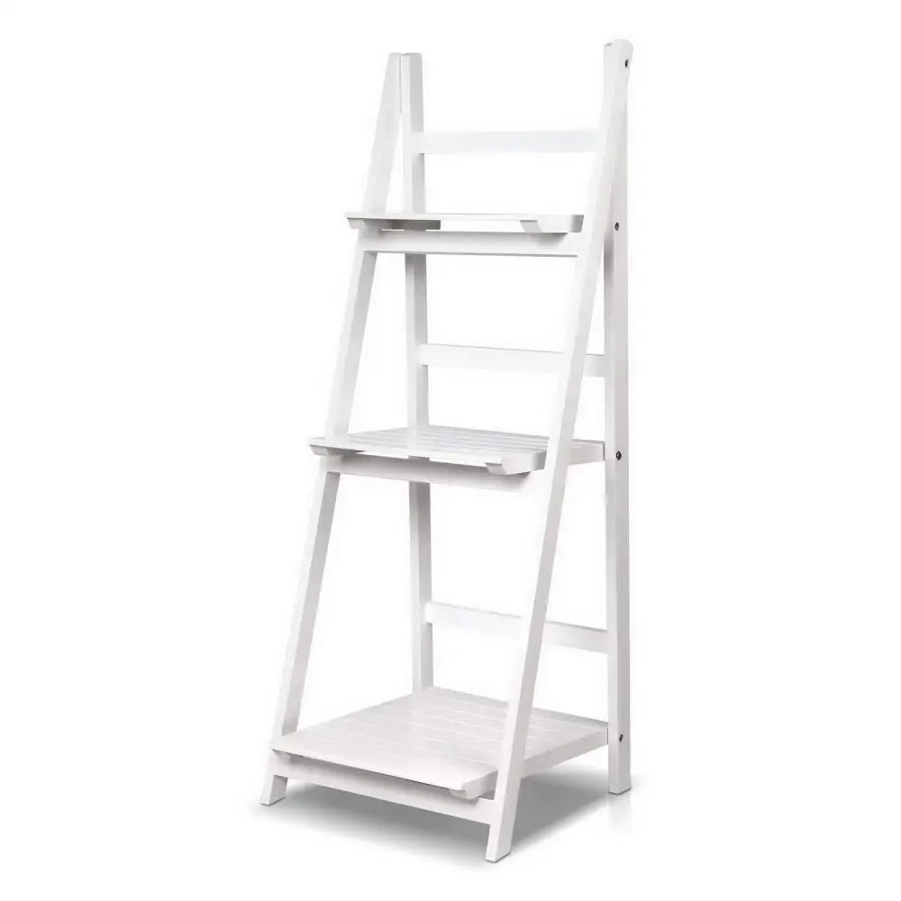 Artiss Bookshelf Corner Shelf 3 Tiers - ZANE White - Furniture > Living Room > Bookcases & Shelves