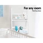 Artiss Bookshelf Corner Shelf 3 Tiers - ZANE White - Furniture > Living Room > Bookcases & Shelves