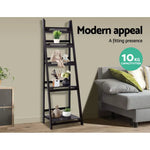Artiss Bookshelf Corner Shelf 5 Tiers - ZANE Coffee - Furniture > Office