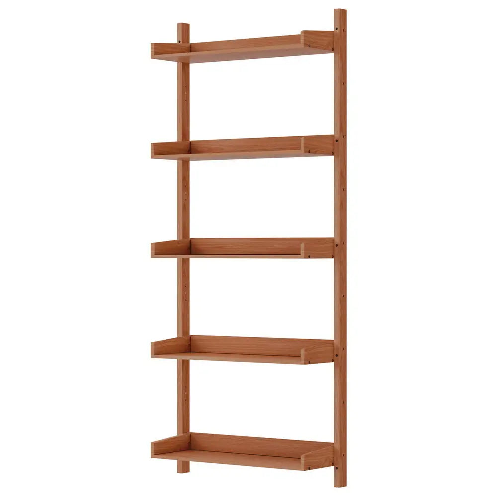 Artiss Bookshelf Floating Shelf CAPIZ Oak - Furniture > Office