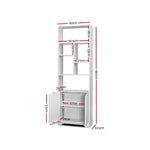 Artiss Bookshelf with Cabinet - GINA White - Furniture > Office