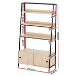 Artiss Bookshelf with Cabinet MIRA Oak - Furniture > Office