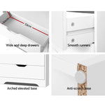 Artiss Bookshelf with Drawers - NANA White - Furniture > Living Room