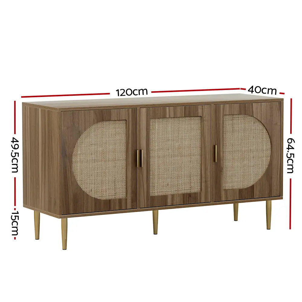 Artiss Buffet Sideboard 3 Doors - ANYA - Furniture > Living Room