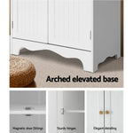 Artiss Buffet Sideboard 4 Doors - BERNE White - Furniture > Living Room