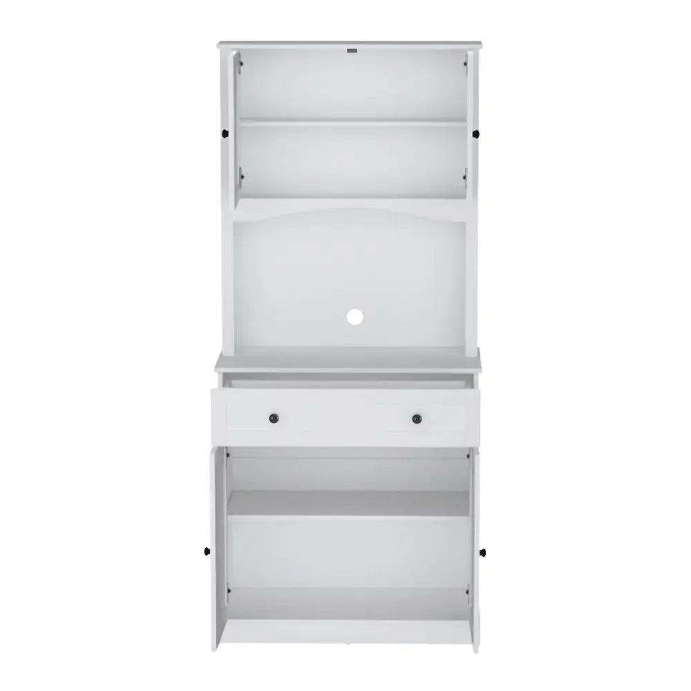 Artiss Buffet Sideboard Cabinet Cupboard Pantry Storage Shelves Hutch White - Furniture > Dining > Buffets & Sideboards