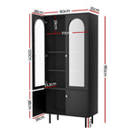Artiss Buffet Sideboard Cupboard Cabinet Black - Furniture > Dining > Buffets & Sideboards