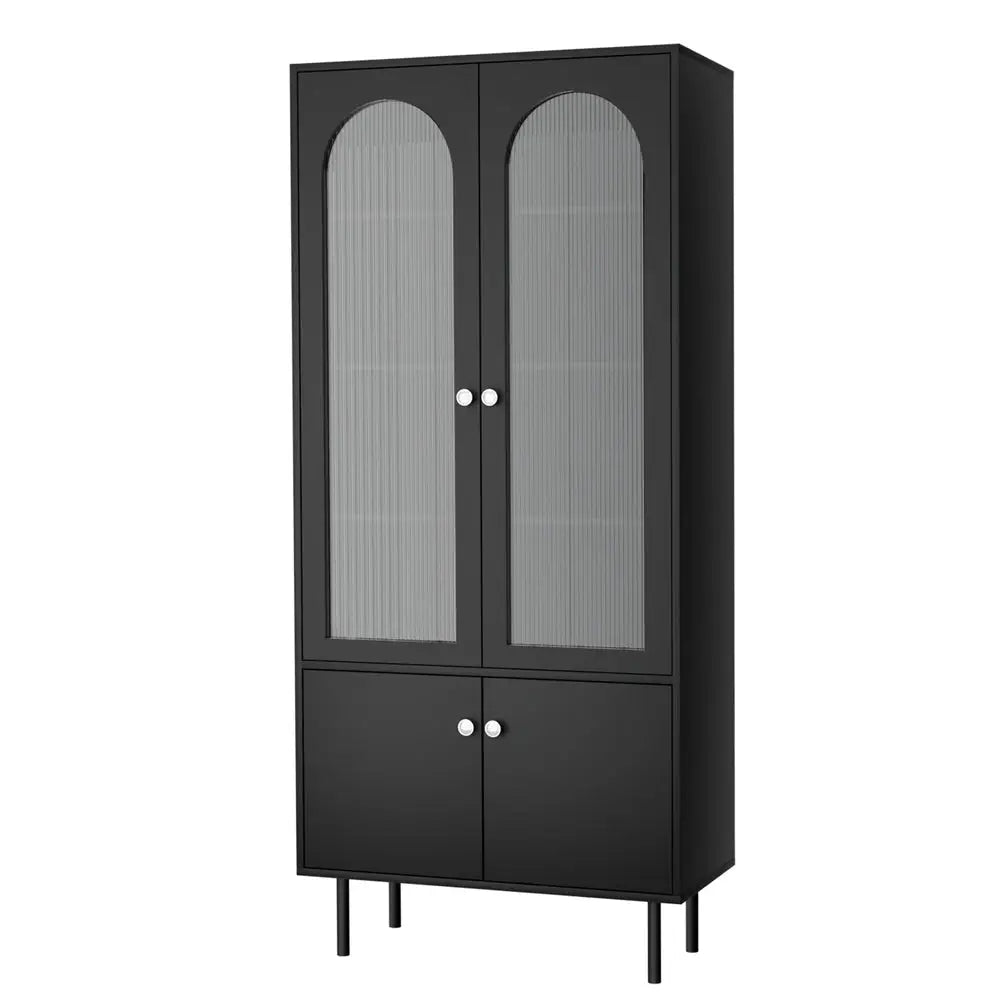 Artiss Buffet Sideboard Cupboard Cabinet Black - Furniture > Dining > Buffets & Sideboards