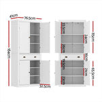 Artiss Buffet Sideboard Cupboard Cabinet White - Furniture > Dining > Buffets & Sideboards