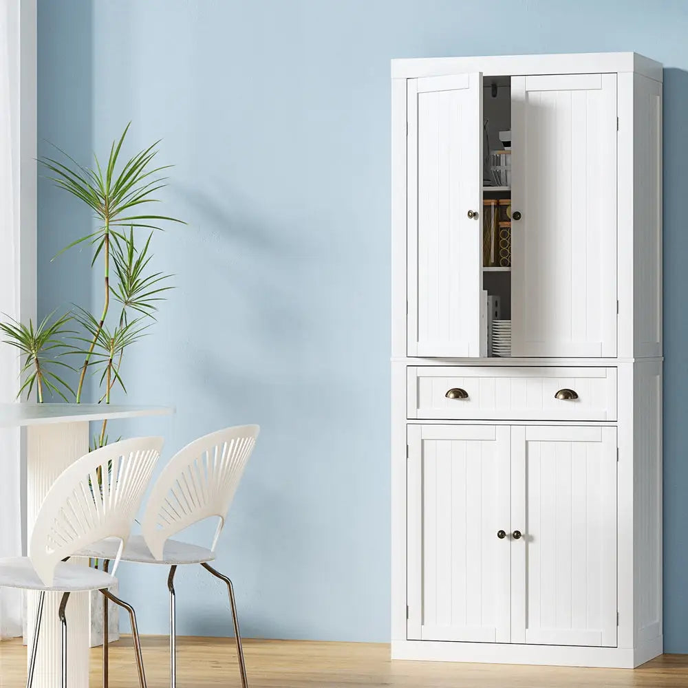 Artiss Buffet Sideboard Cupboard Cabinet White - Furniture > Dining > Buffets & Sideboards