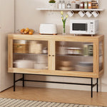 Artiss Buffet Sideboard Double Doors - Oak - Furniture > Living Room