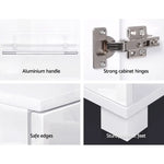Artiss Buffet Sideboard High Gloss - White - Furniture > Living Room