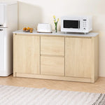 Artiss Buffet Sideboard Marble Style Tabletop - Pine - Furniture > Living Room