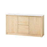 Artiss Buffet Sideboard Marble Style Tabletop - Pine - Furniture > Living Room
