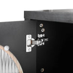 Artiss Buffet Sideboard Shelves Double Doors - Black - Furniture > Dining > Buffets & Sideboards