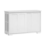 Artiss Buffet Sideboard Sliding Doors - SERA White - Furniture > Living Room