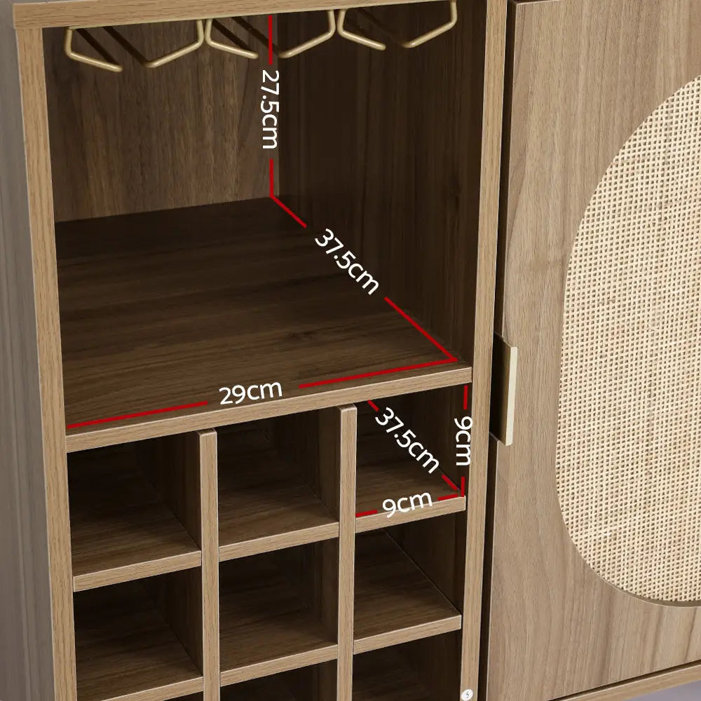 Artiss Buffet Sideboard with Wine Rack - ANYA - Furniture > Living Room