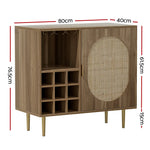 Artiss Buffet Sideboard with Wine Rack - ANYA - Furniture > Living Room