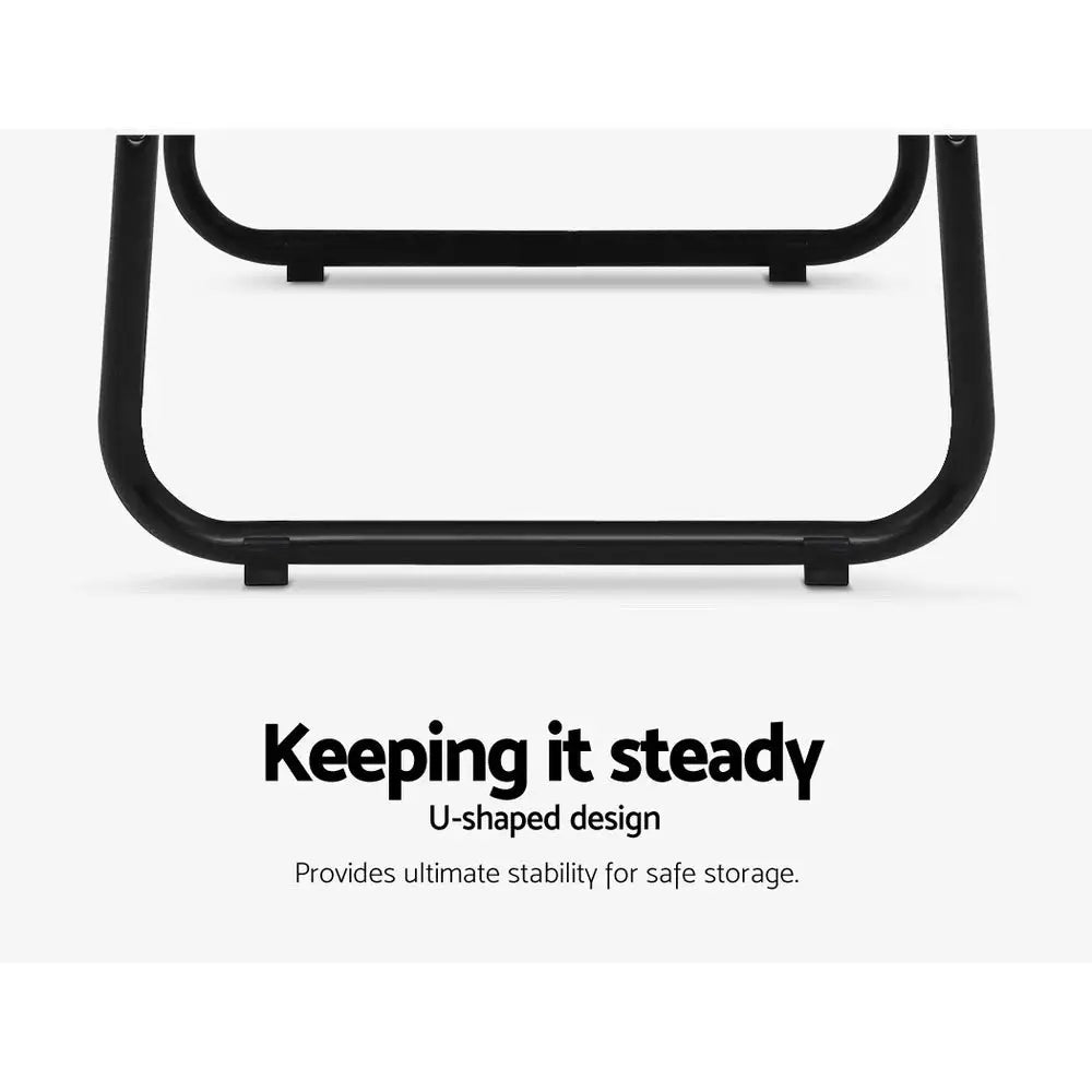 Artiss Clothes Rack Coat Stand 150cm Hanger Closet Black - Furniture > Bedroom