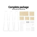 Artiss Clothes Rack Coat Stand 150cm Hanger Closet White - Furniture > Bedroom