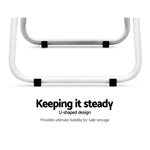 Artiss Clothes Rack Coat Stand 150cm Hanger Closet White - Furniture > Bedroom