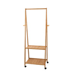 Artiss Clothes Rack Coat Stand 165x59cm Hanger Wheels - Furniture > Bedroom