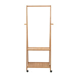 Artiss Clothes Rack Coat Stand 165x59cm Hanger Wheels - Furniture > Bedroom