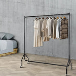 Artiss Clothes Rack Coat Stand 6FT Rail Wheels - Furniture > Bedroom