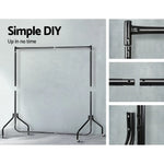 Artiss Clothes Rack Coat Stand 6FT Rail Wheels - Furniture > Bedroom