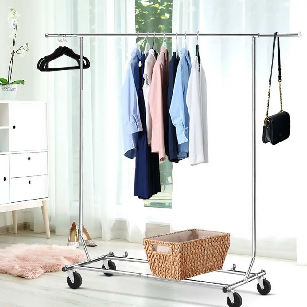 Artiss Clothes Rack Rail Coat Stand Adjustable Hanger - Furniture > Bedroom